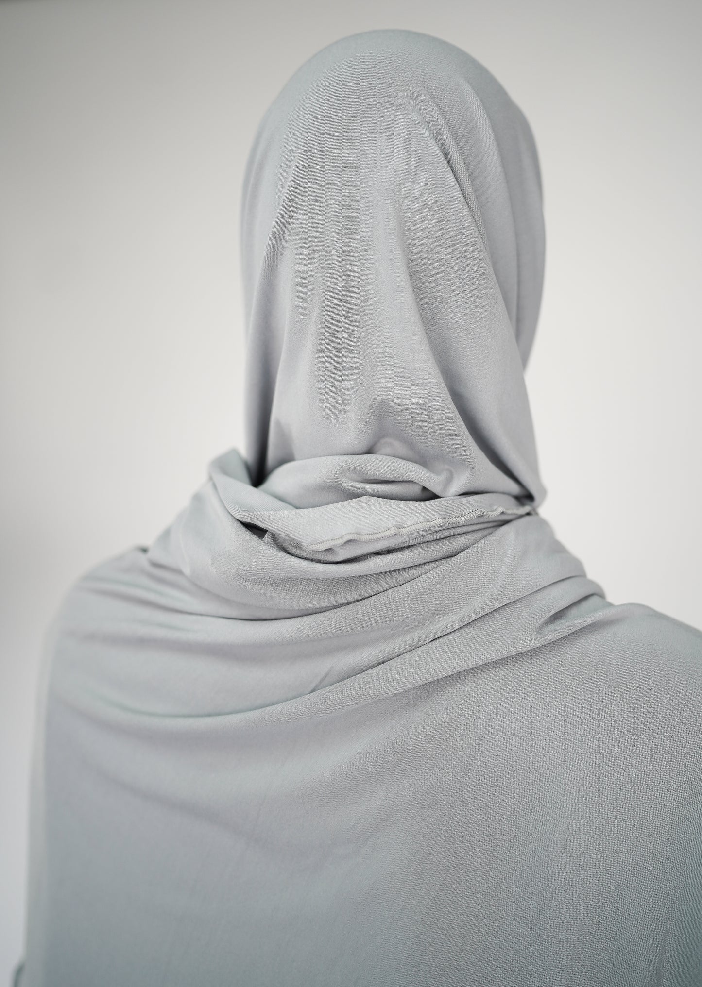 Soft Jersey Schal blau/grau