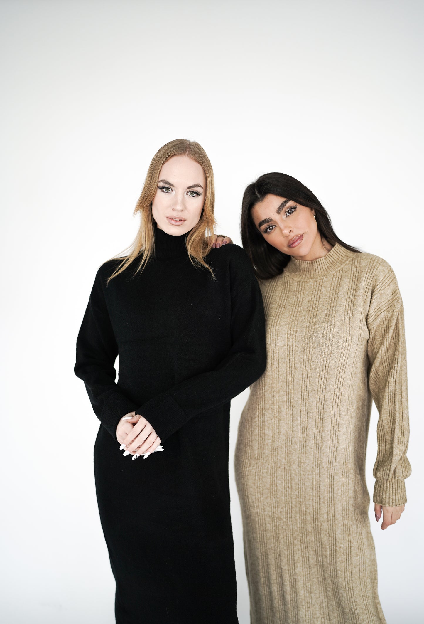 Winter Abaya schwarz