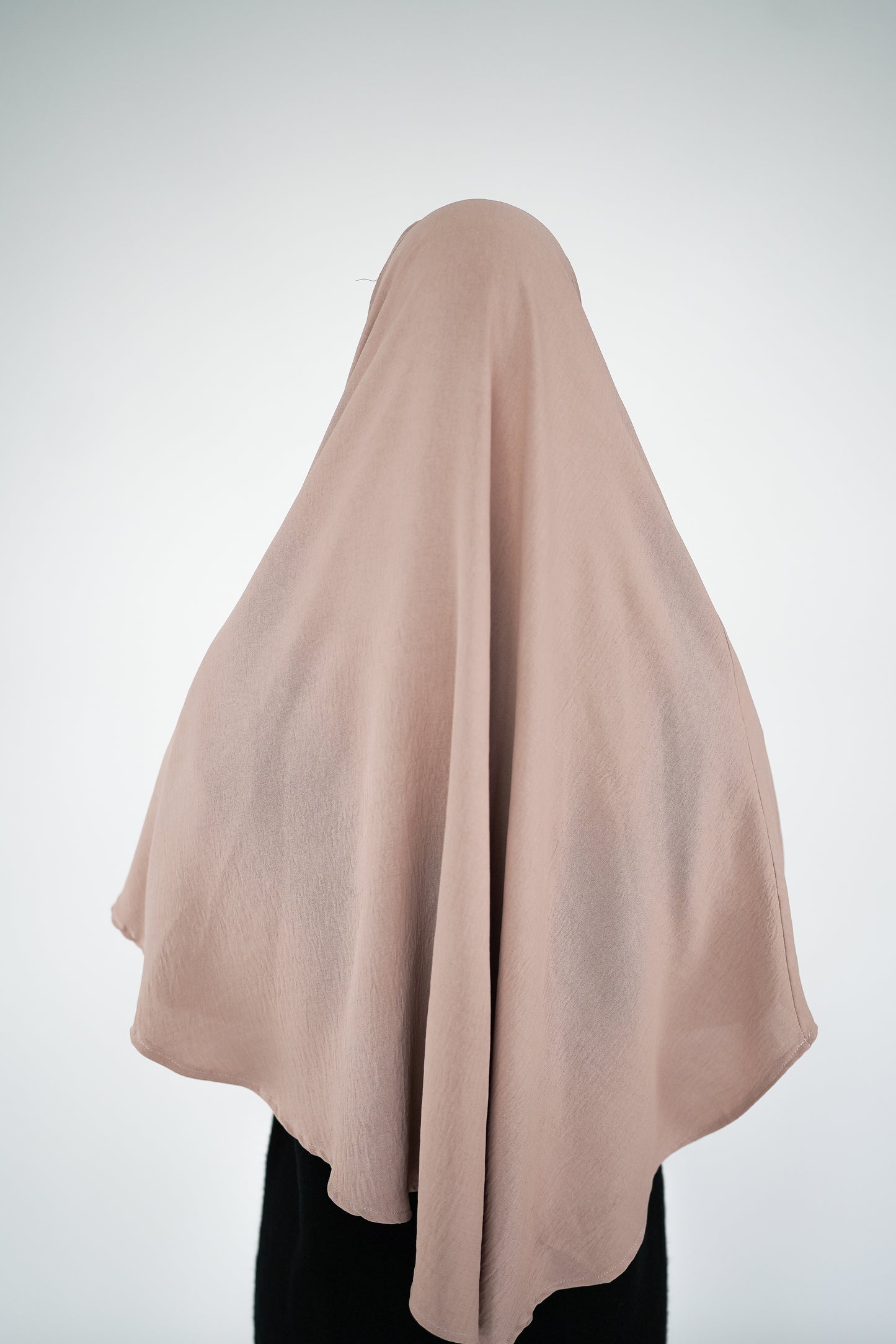 1-lagiger Khimar rund rose