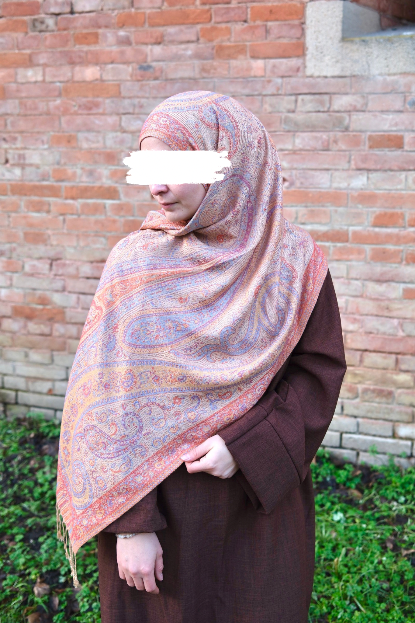 Pashmina Hijab Orange