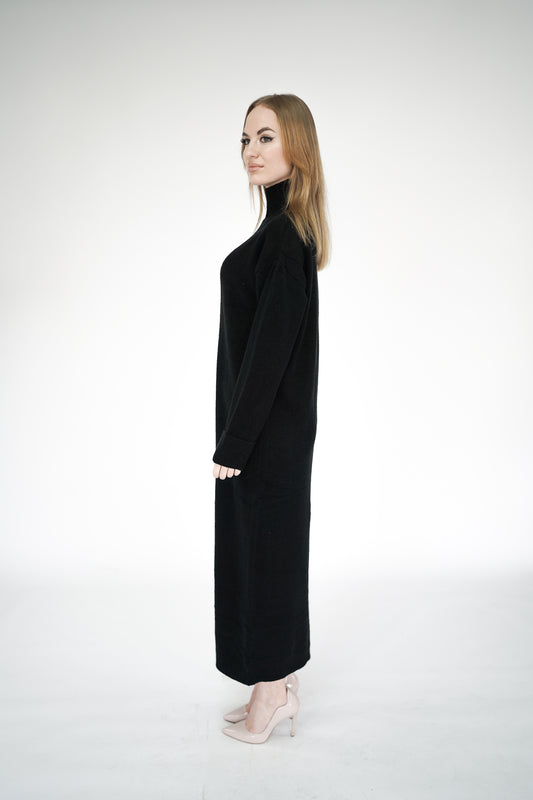 Winter Abaya schwarz