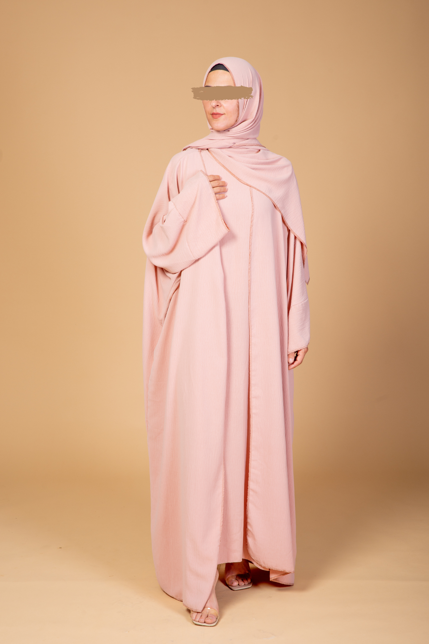 3-teiliges Kimono Set rose