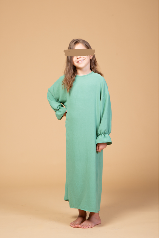 Kinder Abaya mint